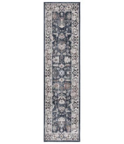 Safavieh Bayside BAY100 Blue / Grey 2'-2" X 8' Runner Area Rug