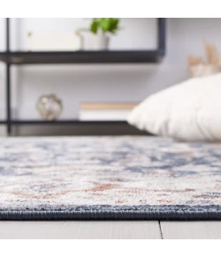 Safavieh Bayside BAY100 Blue / Grey 6'-7" X 6'-7" Round Area Rug