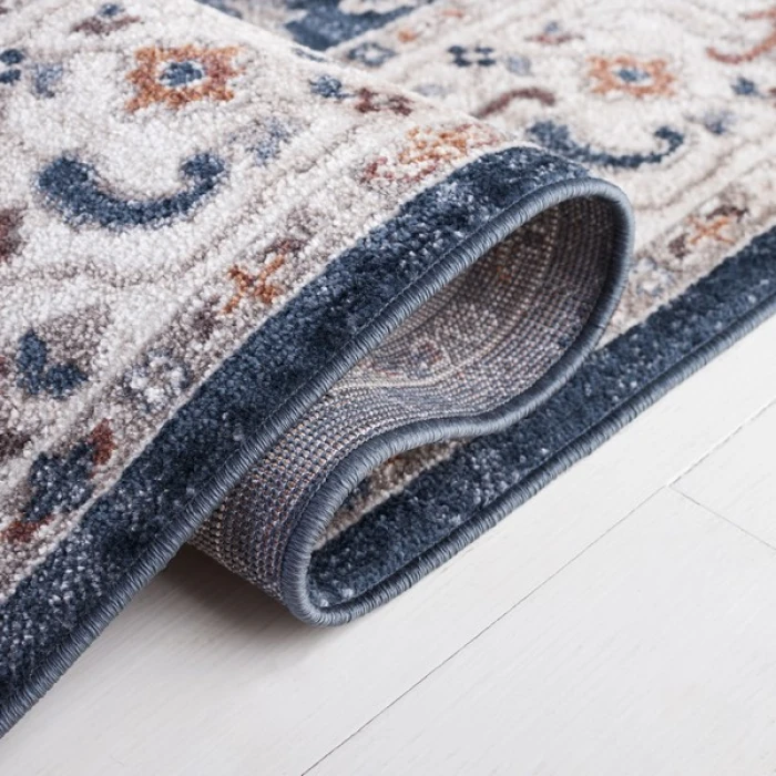 Safavieh Bayside BAY100 Blue / Grey 5'-3" X 7'-6" Rectangle Area Rug