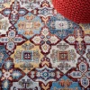 Safavieh Bayside BAY102 Blue / Red 6'-7" X 6'-7" Round Area Rug