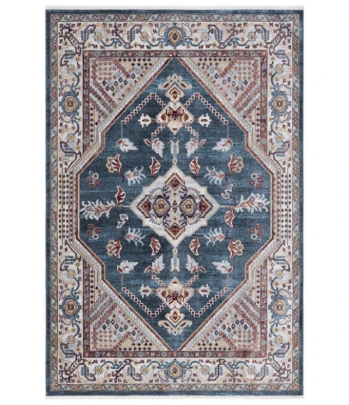 Safavieh Bayside BAY104 Blue / Grey 5'-3" X 7'-6" Rectangle Area Rug