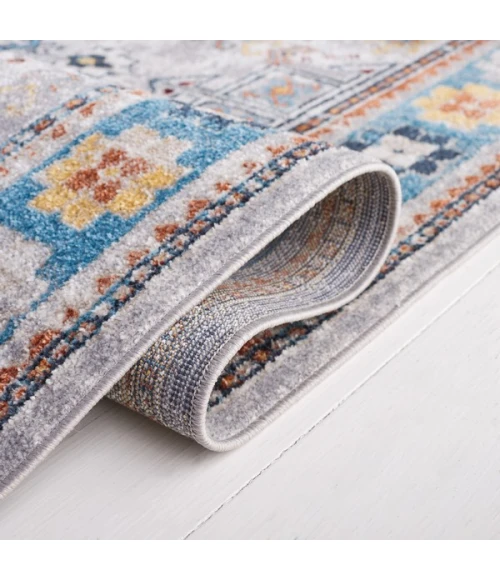 Safavieh Bayside BAY106 Light Grey / Blue 4' X 6' Rectangle Area Rug