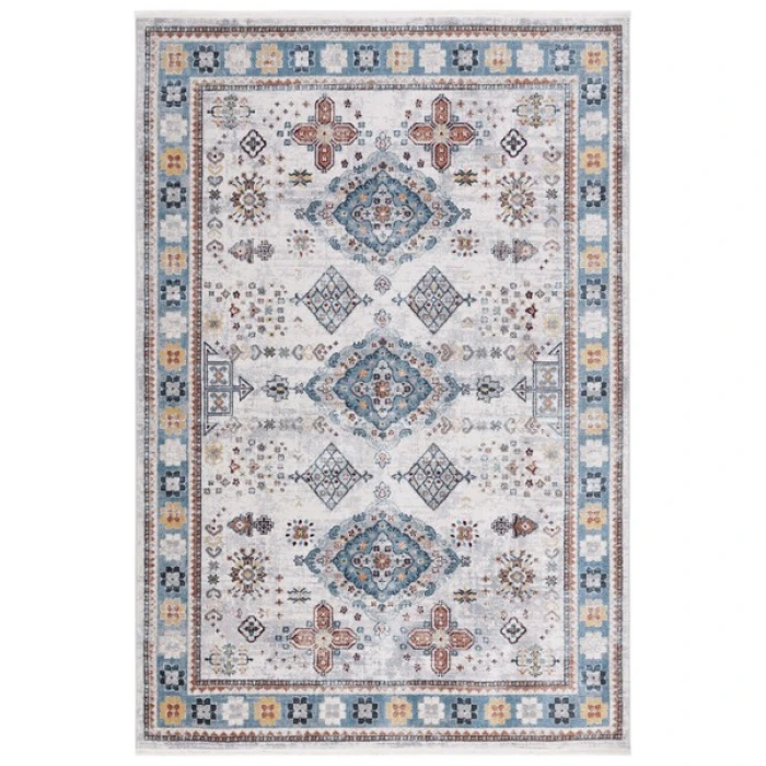 Safavieh Bayside BAY106 Grey / Blue 5'-3" X 7'-6" Rectangle Area Rug