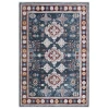 Safavieh Bayside BAY106 Blue / Red 6'-7" X 6'-7" Square Area Rug
