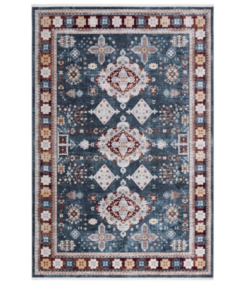 Safavieh Bayside BAY106 Blue / Red 8' X 10' Rectangle Area Rug