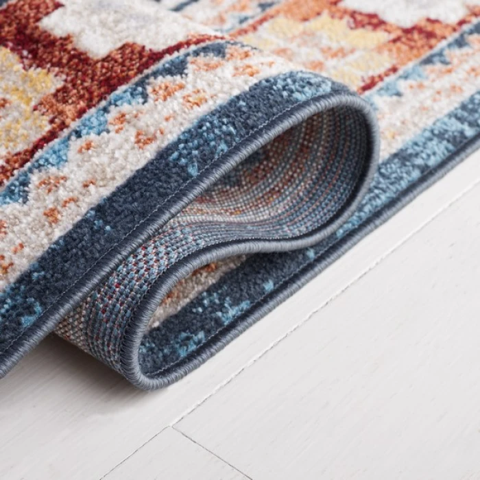 Safavieh Bayside BAY106 Blue / Red 8' X 10' Rectangle Area Rug