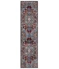 Safavieh Bayside BAY108 Blue / Red 2'-2" X 8' Runner Area Rug