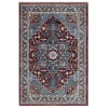 Safavieh Bayside BAY108 Blue / Red 5'-3" X 7'-6" Rectangle Area Rug