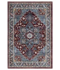 Safavieh Bayside BAY108 Blue / Red 4' X 6' Rectangle Area Rug