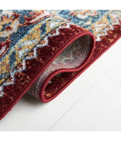 Safavieh Bayside BAY108 Blue / Red 4' X 6' Rectangle Area Rug