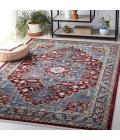 Safavieh Bayside BAY108 Blue / Red 4' X 6' Rectangle Area Rug
