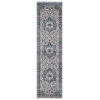 Safavieh Bayside BAY110 Blue / Grey 2'-2" X 8' Runner Area Rug
