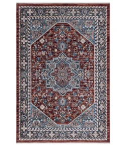 Safavieh Bayside BAY110 Red / Blue 8' X 10' Rectangle Area Rug