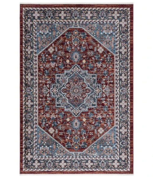 Safavieh Bayside BAY110 Red / Blue 9' X 12' Rectangle Area Rug