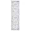 Safavieh Bayside BAY116 Grey / Blue 2'-2" X 8' Runner Area Rug