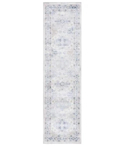 Safavieh Bayside BAY116 Grey / Blue 2'-2" X 8' Runner Area Rug