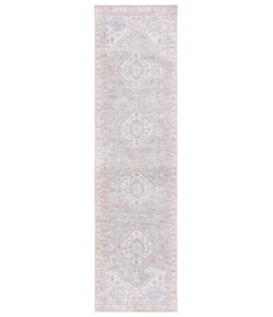 Safavieh Bayside BAY118 Ivory / Blue Pink 2'-2" X 8' Runner Area Rug