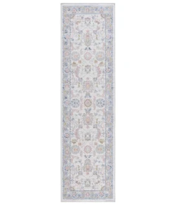 Safavieh Bayside BAY120 Beige / Blue 2'-2" X 8' Runner Area Rug
