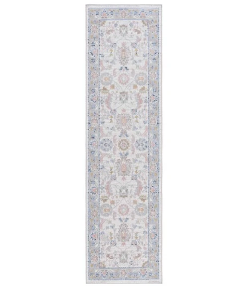 Safavieh Bayside BAY120 Beige / Blue 2'-2" X 8' Runner Area Rug