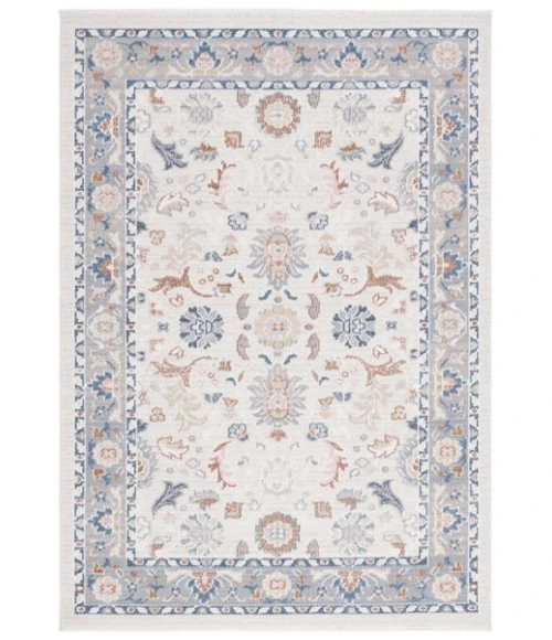 Safavieh Bayside BAY120 Beige / Blue 5'-3" X 7'-6" Rectangle Area Rug