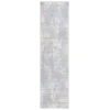 Safavieh Bayside BAY122 Grey / Ivory Blue 2'-2" X 8' Runner Area Rug