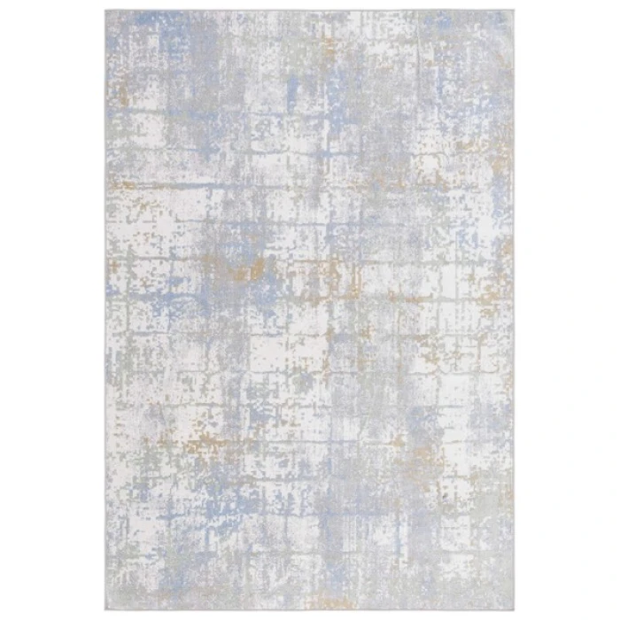 Safavieh Bayside BAY122 Grey / Ivory Blue 4' X 6' Rectangle Area Rug