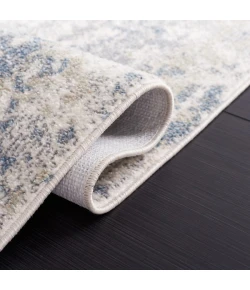 Safavieh Bayside BAY122 Grey / Ivory Blue 4' X 6' Rectangle Area Rug