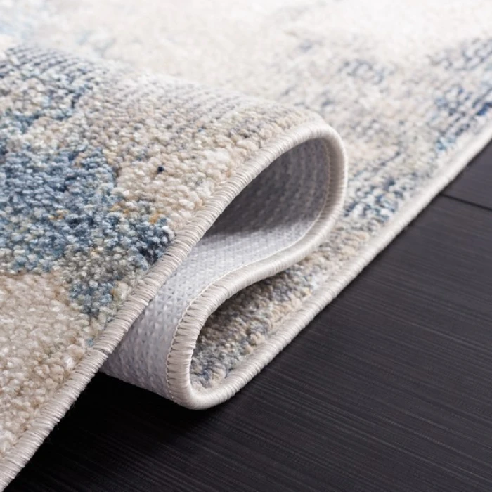 Safavieh Bayside BAY124 Blue / Grey 5'-3" X 7'-6" Rectangle Area Rug