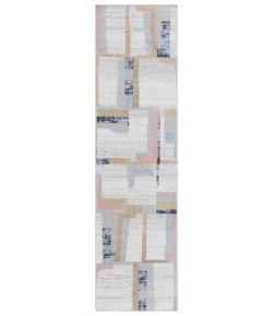 Safavieh Bayside BAY126 Ivory / Blue Rust 2'-2" X 8' Runner Area Rug
