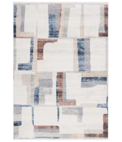 Safavieh Bayside BAY126 Ivory / Blue Rust 4' X 6' Rectangle Area Rug