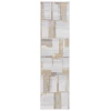Safavieh Bayside BAY126 Ivory / Grey Gold 2'-2" X 8' Runner Area Rug