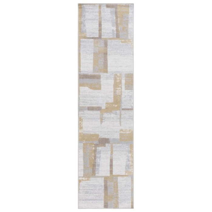 Safavieh Bayside BAY126 Ivory / Grey Gold 2'-2" X 8' Runner Area Rug