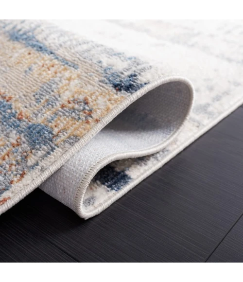 Safavieh Bayside BAY130 Blue / Gold 4' X 6' Rectangle Area Rug