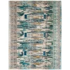 Safavieh Baldwin BDN128 Ivory / Teal 2'-2" X 12' Runner Area Rug
