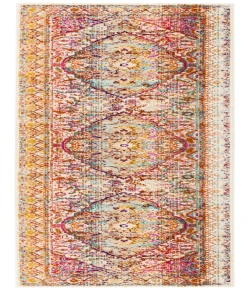 Safavieh Baldwin BDN189 Ivory / Fuchsia 2'-2" X 8' Runner Area Rug
