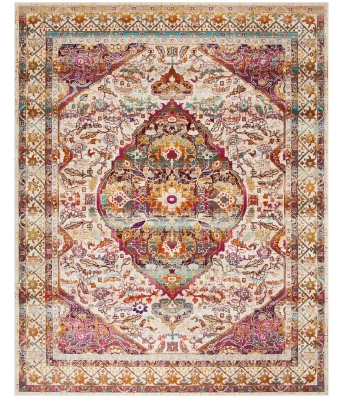 Safavieh Baldwin BDN189 Ivory / Teal 10' X 14' Rectangle Area Rug