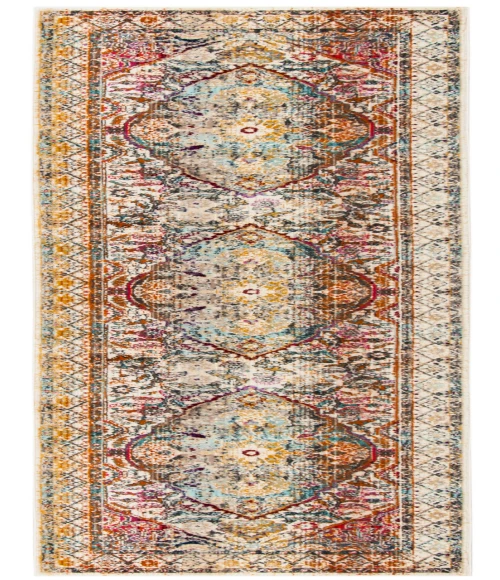 Safavieh Baldwin BDN189 Ivory / Teal 2'-2" X 12' Runner Area Rug