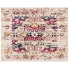 Safavieh Baldwin BDN193 Cream / Fuchsia 6'-7" X 6'-7" Square Area Rug