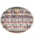 Safavieh Baldwin BDN196 Cream / Multi 6'-7" X 6'-7" Round Area Rug