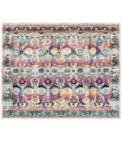 Safavieh Baldwin BDN196 Cream / Multi 6'-7" X 6'-7" Square Area Rug