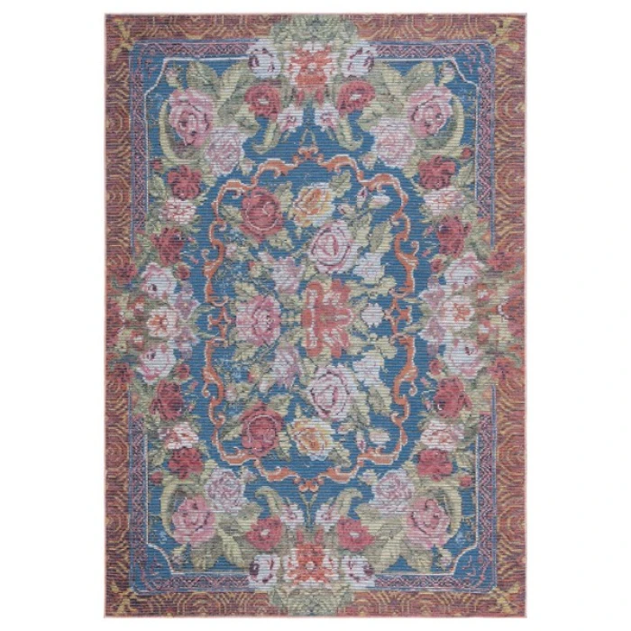 Safavieh Besarabian BES220 Blue / Sage Rust 9' X 12' Rectangle Area Rug