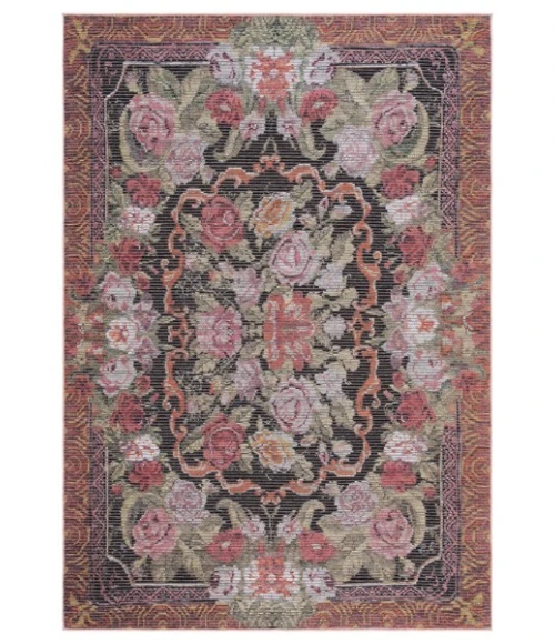 Safavieh Besarabian BES220 Black / Sage Rust 8' X 10' Rectangle Area Rug