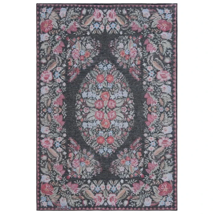 Safavieh Besarabian BES222 Black / Sage 9' X 12' Rectangle Area Rug