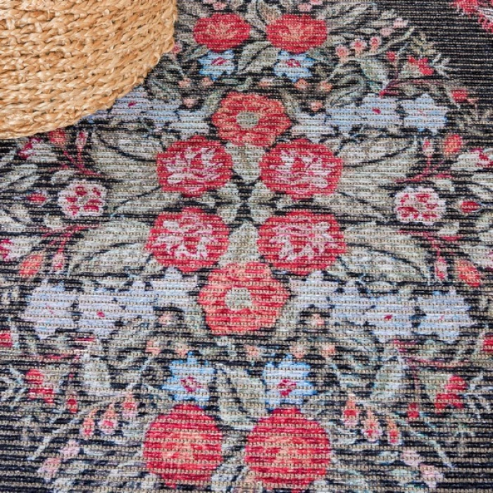 Safavieh Besarabian BES222 Black / Sage 9' X 12' Rectangle Area Rug