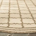 Safavieh Beach House BHS121 Cream / Beige 6'-7" X 6'-7" Square Area Rug
