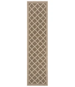 Safavieh Beach House BHS121 Beige / Cream 2'-2" X 8' Runner Area Rug