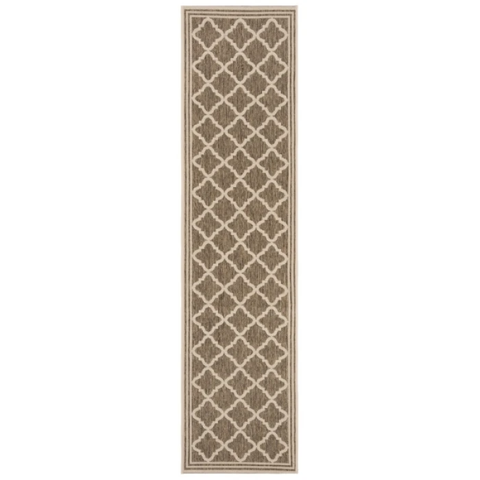 Safavieh Beach House BHS121 Beige / Cream 2'-2" X 8' Runner Area Rug