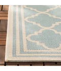 Safavieh Beach House BHS121 Aqua / Cream 2'-2" X 12' Runner Area Rug