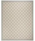 Safavieh Beach House BHS121 Cream / Aqua 8' X 10' Rectangle Area Rug