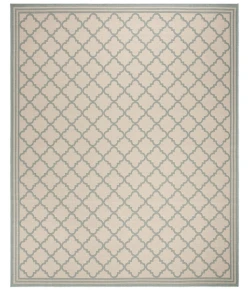 Safavieh Beach House BHS121 Cream / Aqua 8' X 10' Rectangle Area Rug